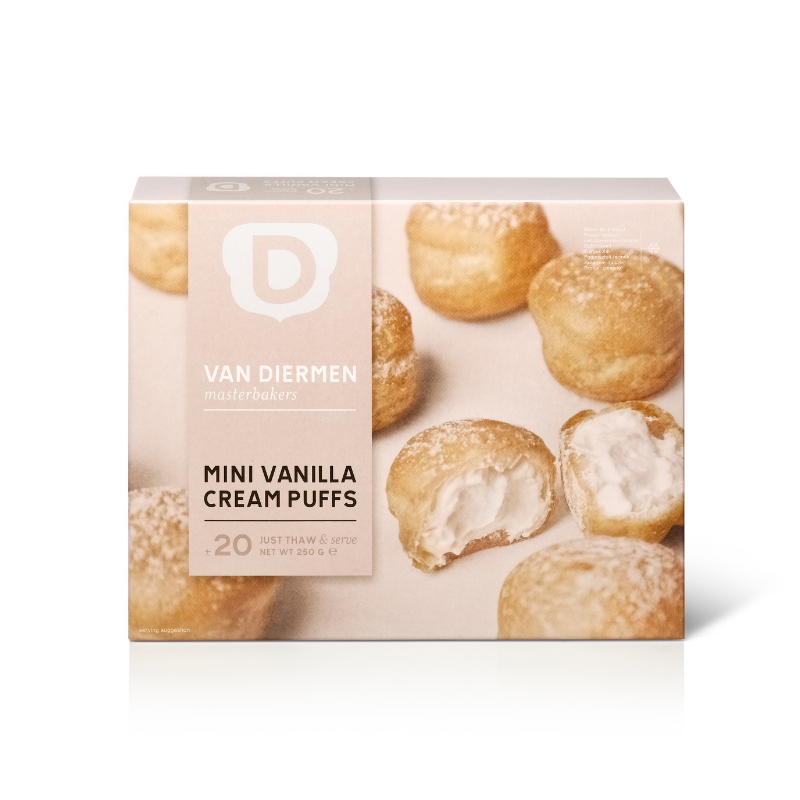 GF Mini Vanilla Cream Puffs 250g