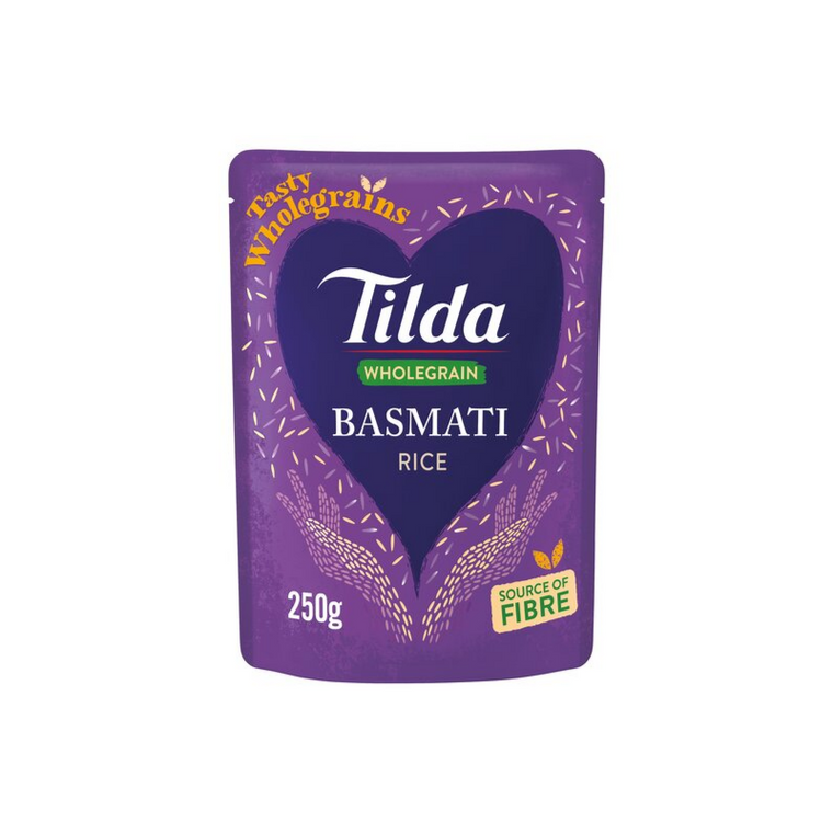 Tilda Wholegrain Brown Basmati Rice 250g