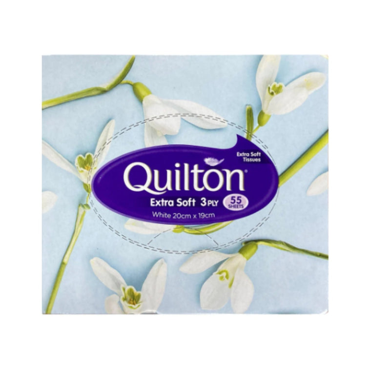 Quilton Facial Tissue Cube 3ply 55pk