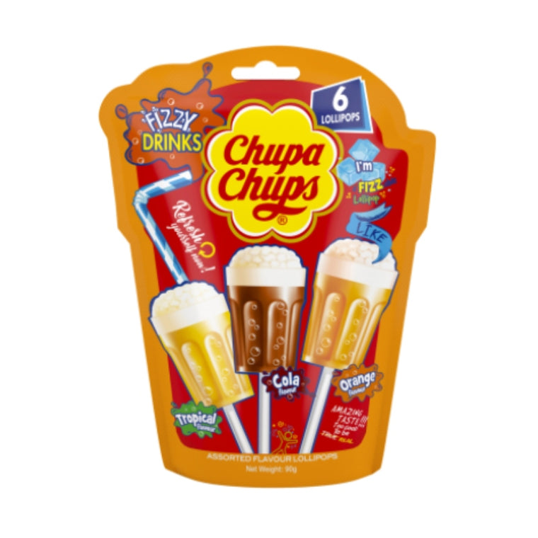 Chupa Chups Fizzy Drinks Lollipop