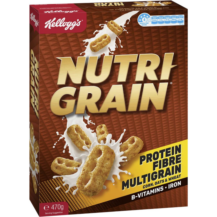 Kelloggs Nutrigrain Cereal  470g