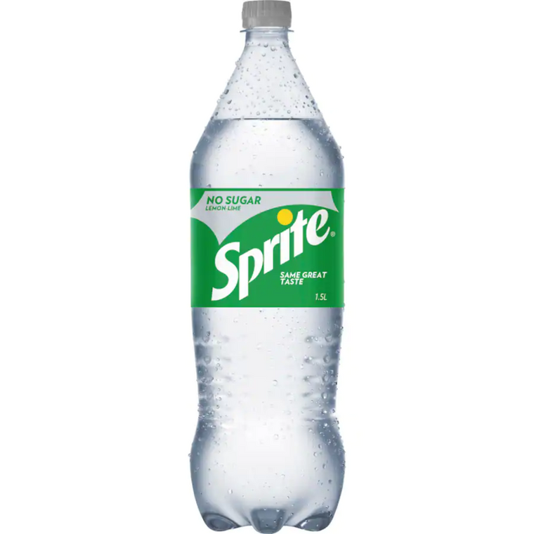 Sprite No Sugar Lemon Lime Soft Drink 1.5L Box of 8