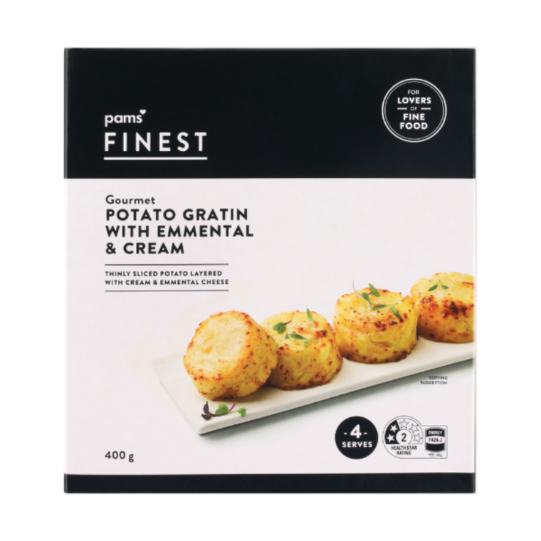 Pams Potato Gratin with Emmental & Cream 400g