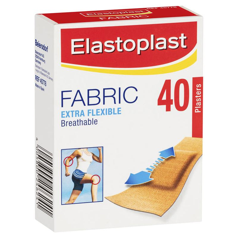 Elastoplast Flexible Fabric Strips Plasters 40pk