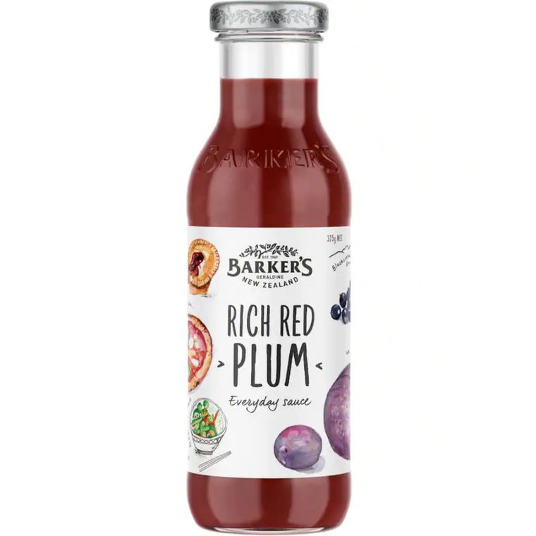 Barkers Rich Red Plum Sauce 325g