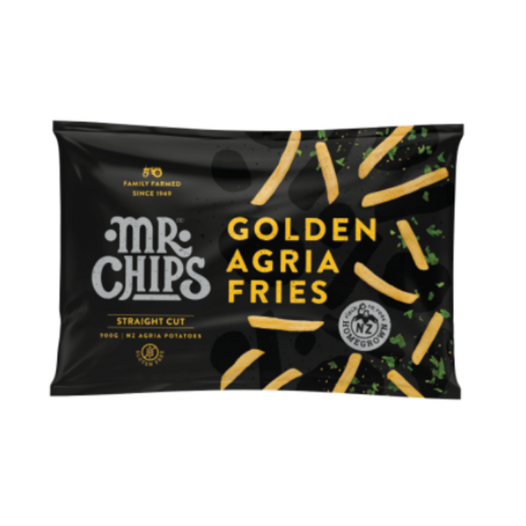 Mr Chips Golden Agria Straight Cut 13mm Fries 900g