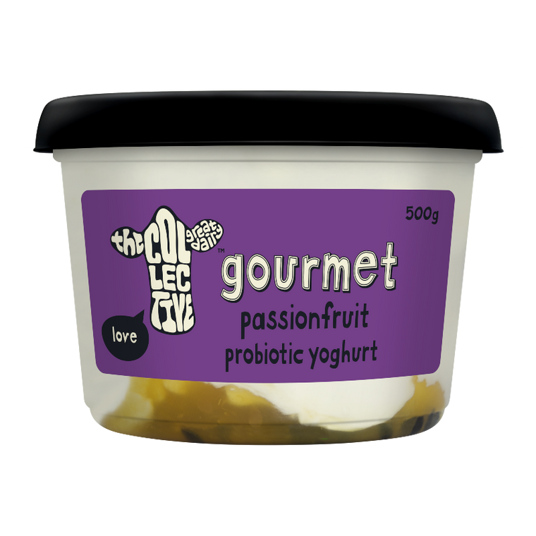 The Collective Gourmet Yoghurt Passionfruit 500gm