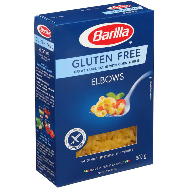 Barilla Gluten Free Elbows Pasta 340g