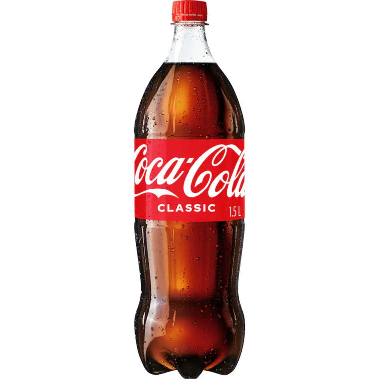 Coca Cola Classic Soft Drink 1.5L Box of 8