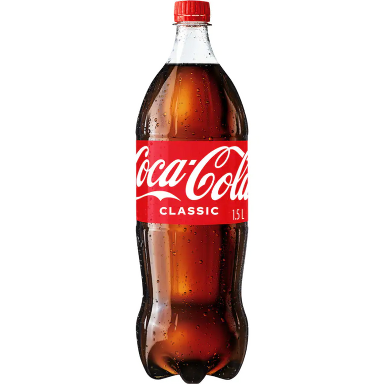 Coca Cola Classic Soft Drink 1.5L