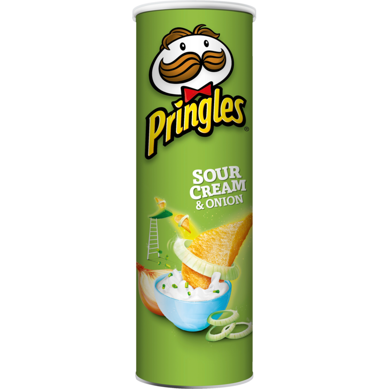 Pringles Sour Cream & Onion Potato Chips 134g