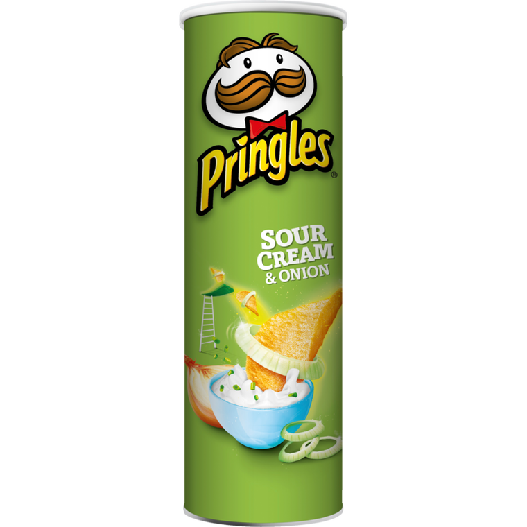 Pringles Sour Cream & Onion Potato Chips 134g