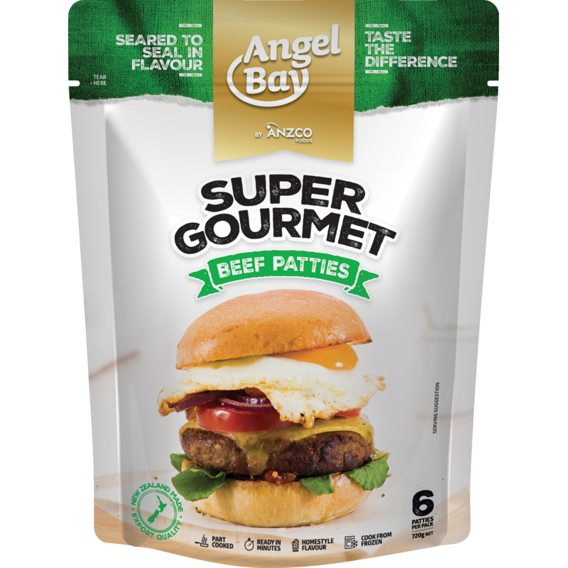 Angel Bay Super Gourmet Beef Patties 720g