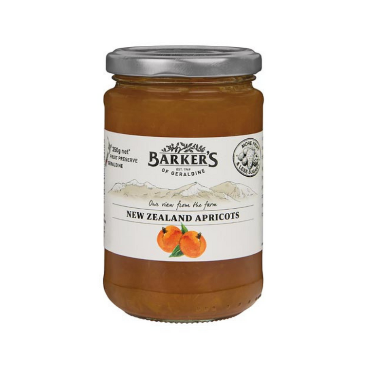 Barkers NZ Apricots Fruit Preserve 350g