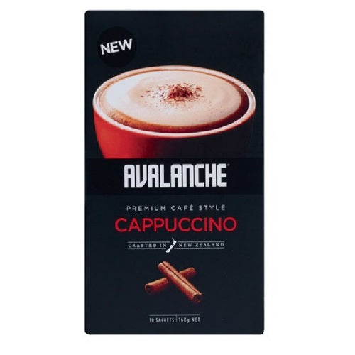Avalanche Cafe Style Sachets Cappuccino 10pk 160g