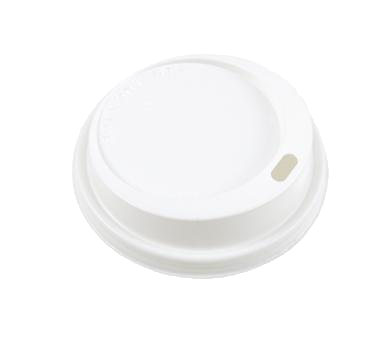 C&C Disposable White Coffee Lids 50pk fits C&C cups
