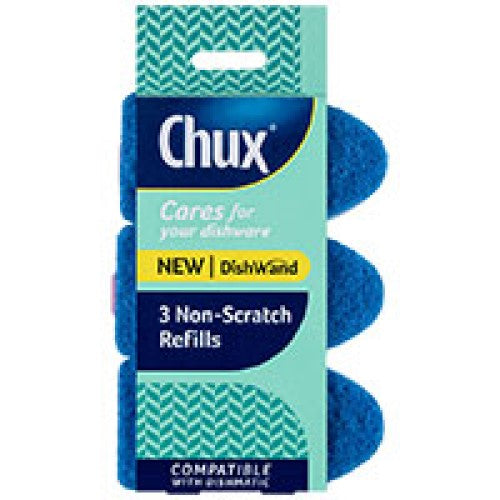 Chux Non Scratch Dishwand Refills 3pk