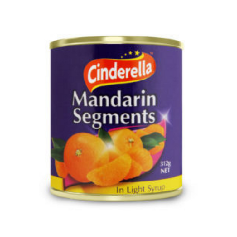 Cinderella Mandarin Segments in Light Syrup 312g