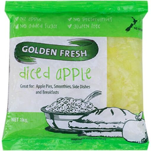 Golden Fresh Diced Apple 1kg