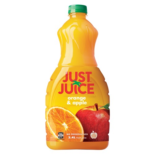 Just Juice Orange & Apple Fruit Juice 2.4L