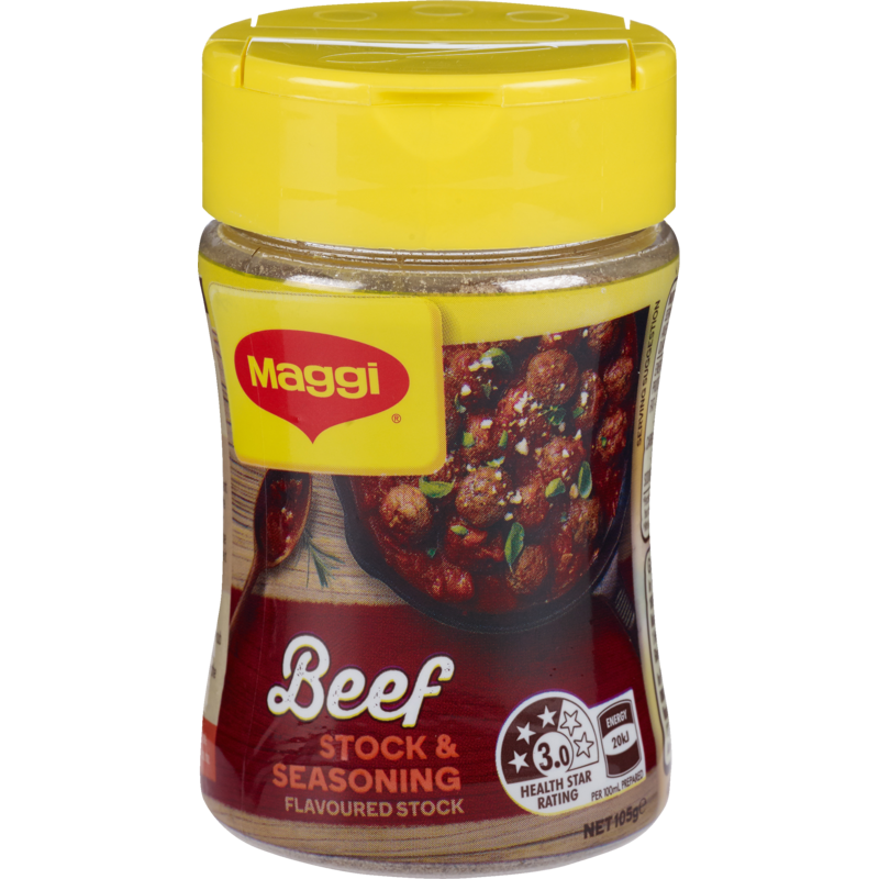 Maggi Beef Stock & Seasoning Powder 105g