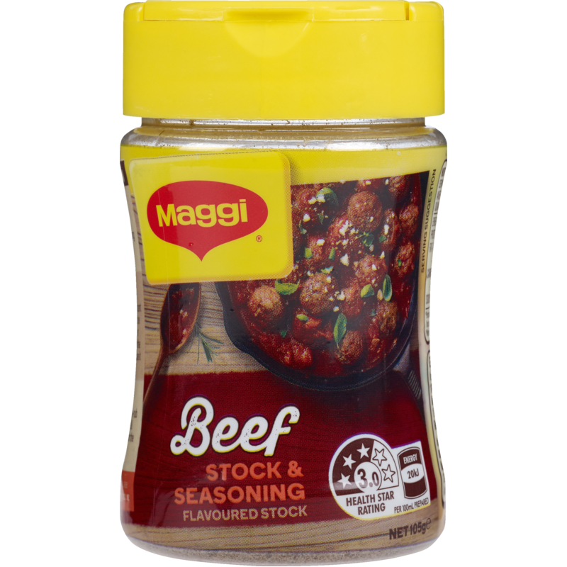 Maggi Beef Stock & Seasoning Powder 105g