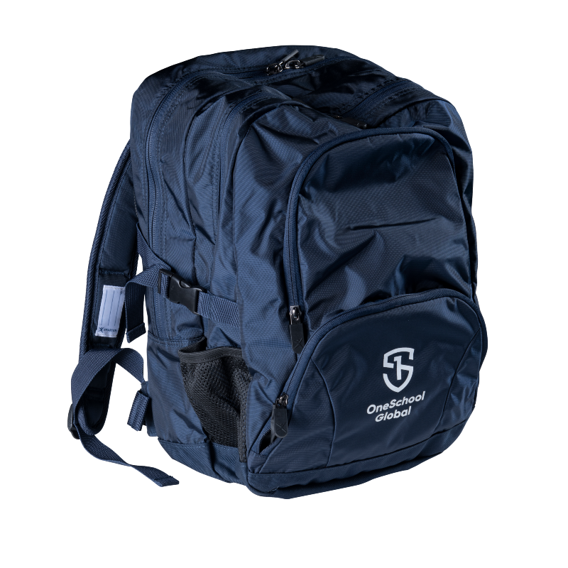 One School Schoolbag Navy Junior Medium Airopak