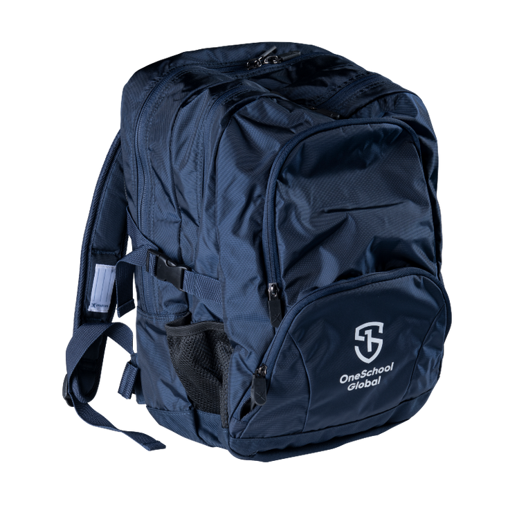 One School Schoolbag Navy Junior Medium Airopak