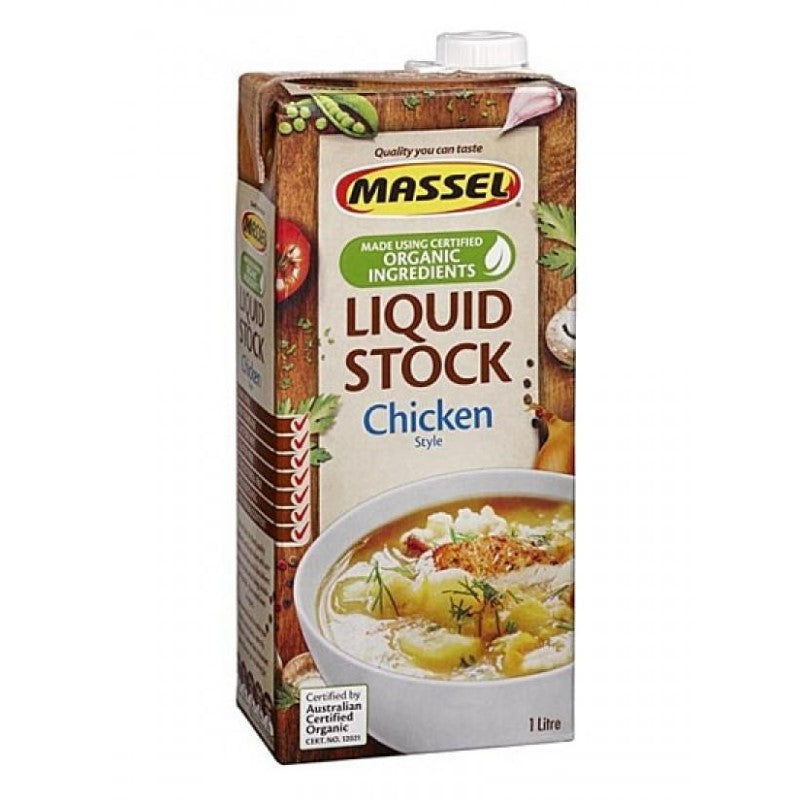 Massel Organic Liquid Chicken Style Stock 1L