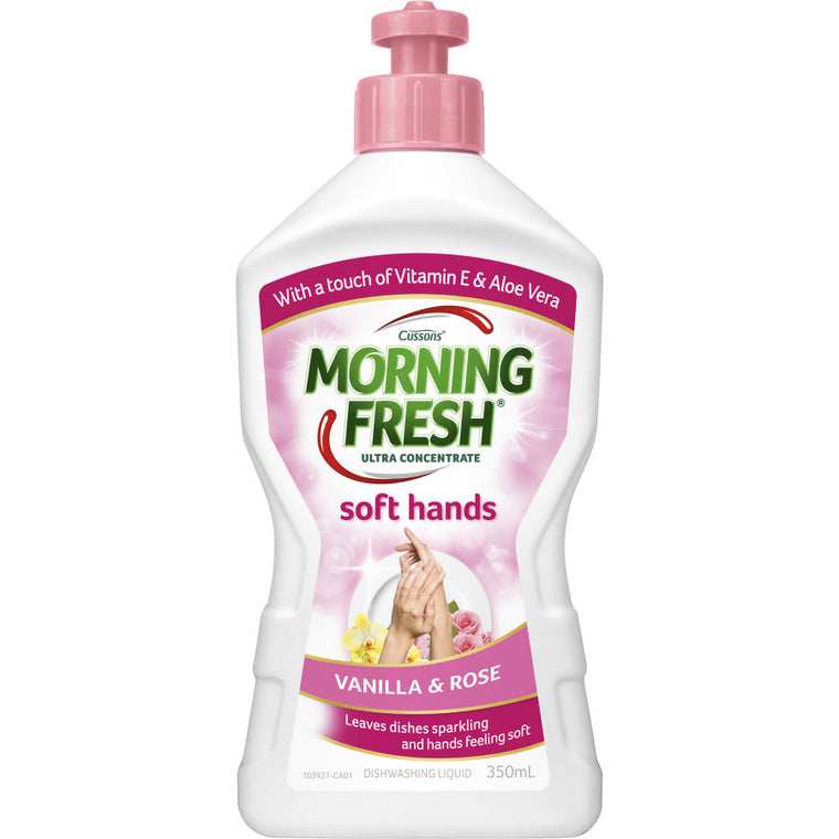 Morning Fresh Vanilla Rose Soft Hands Dishwashing Liquid 350ml