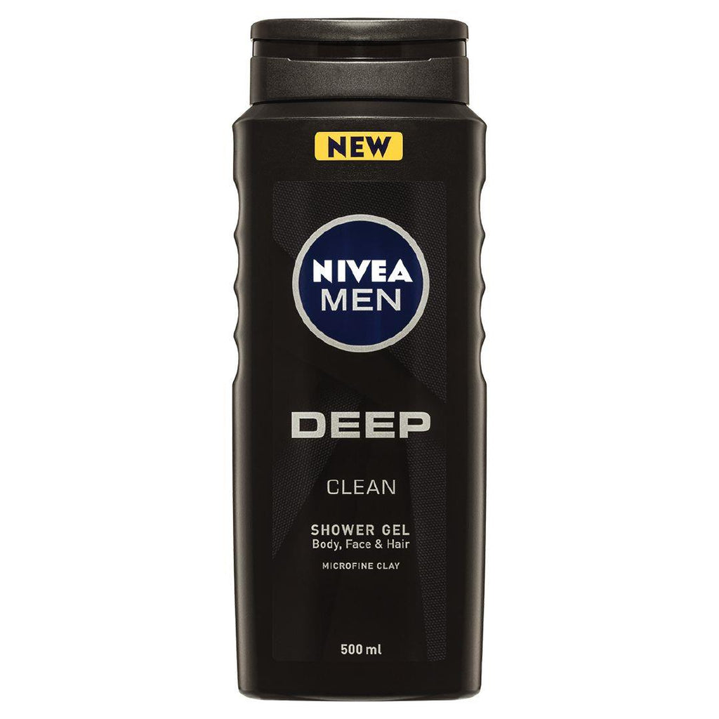 Nivea Men Deep Clean Shower Gel 500ml