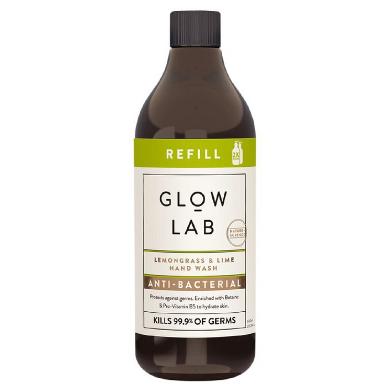 Glow Lab Lemongrass & Lime Hand Wash Refill 600ml