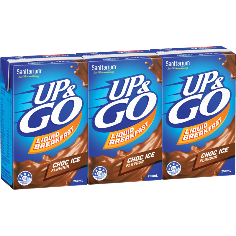 Sanitarium Up & Go Choc Ice Breakfast Drink 3pk x 250ml