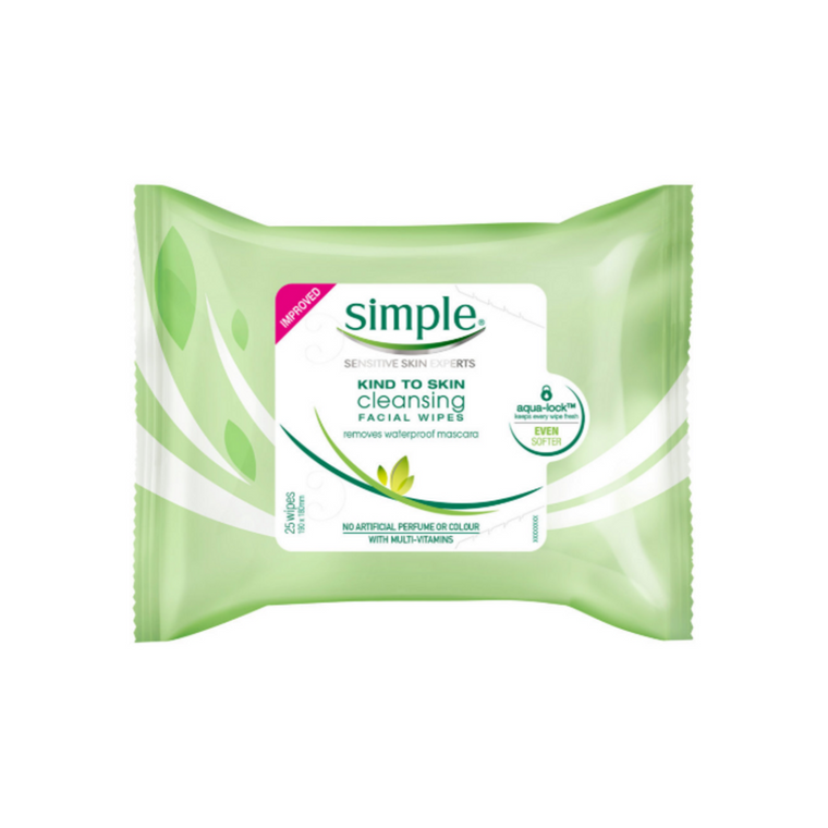 Simple Face Wipes 25pk