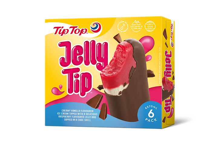 Tip Top Ice Cream Jelly Tip 6pk 530ml