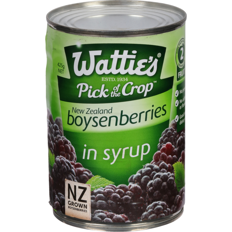 Watties Boysenberries In Syrup 425g