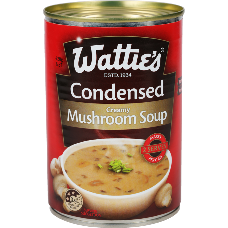 Watties Condensed Creamy Mushroom Soup 420g