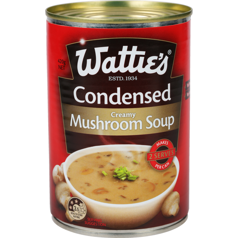 Watties Condensed Creamy Mushroom Soup 420g