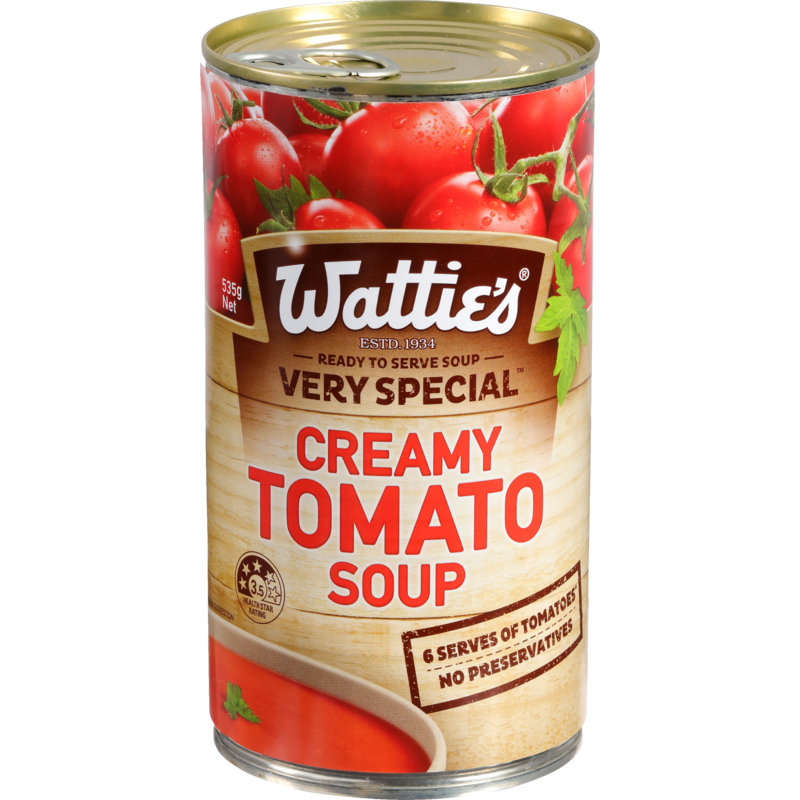 Watties Very Special  Creamy Tomato Canned Soup 535g