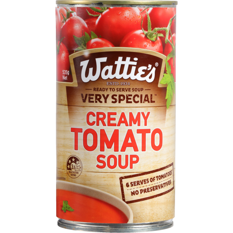 Watties Very Special  Creamy Tomato Canned Soup 535g