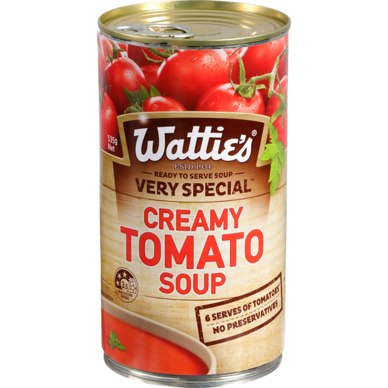 Watties Very Special  Creamy Tomato Canned Soup 535g