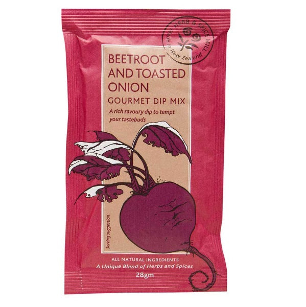 Gourmet Dip Sachet GF Beetroot & Toasted Onion 28gm