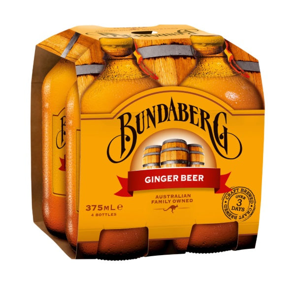 Bundaberg Ginger Beer 4pk x 375ml