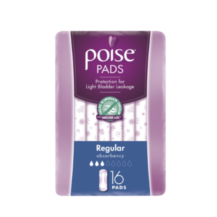 Poise Regular Pads 16pk