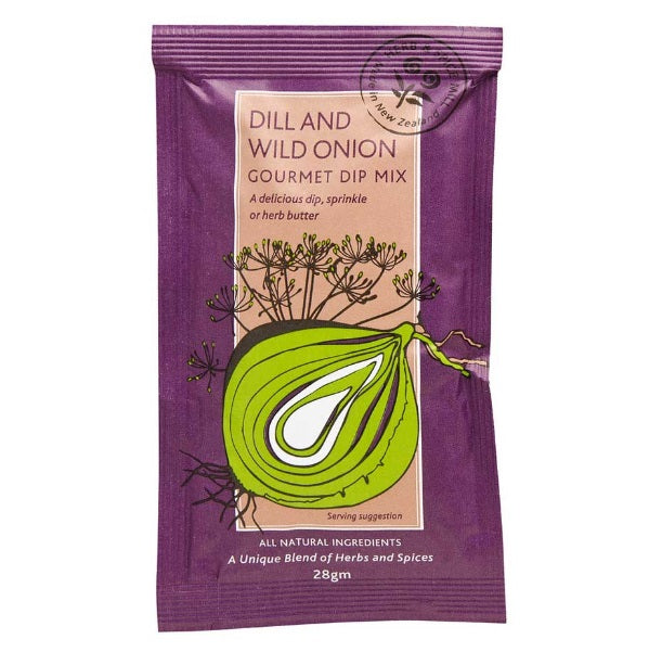 Gourmet Dip Sachet GF Dill & Wild Onion 28gm