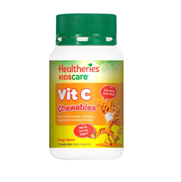 Healtheries Kidscare Vit C Chewable Tablets 70pk