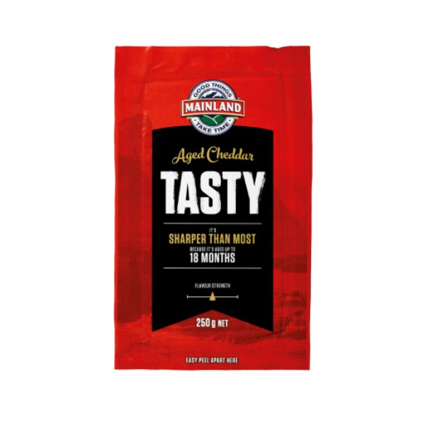 Mainland Tasty Cheddar Cheese Block 250g