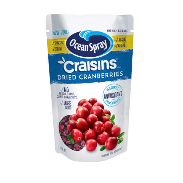 Ocean Spray Craisins Original Dried Cranberries 170g