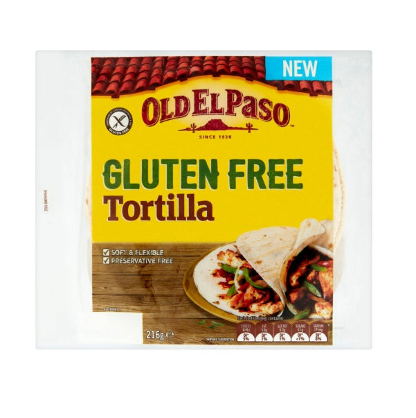 Old El Paso Gluten Free Tortillas 216g