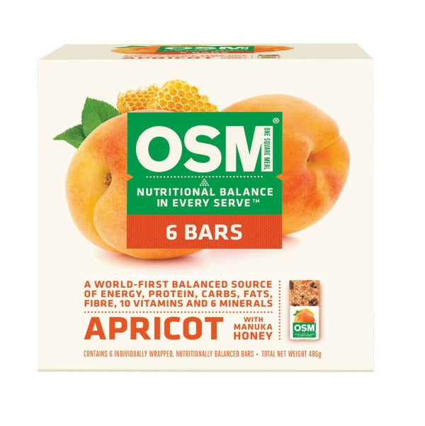 OSM Apricot Bars 6pk 516g